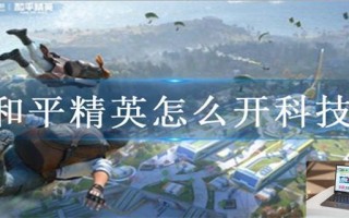 和平精英怎么开科技