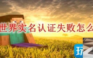 我的世界实名认证失败怎么办