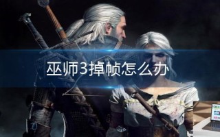 巫师3掉帧怎么办