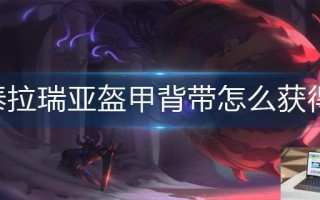 泰拉瑞亚盔甲背带怎么获得