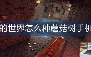 我的世界怎么种蘑菇树手机版