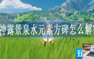 原神露景泉水元素方碑如何解密