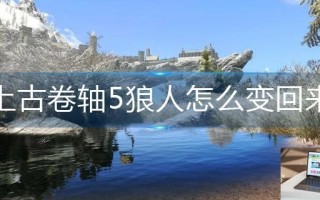 上古卷轴5狼人怎么变回来
