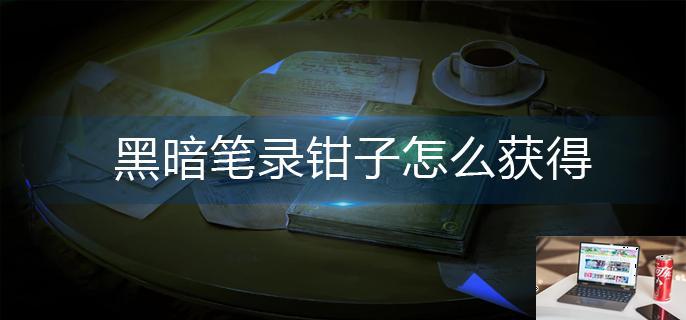 黑暗笔录钳子怎么获得-第1张图片-零力游戏日记