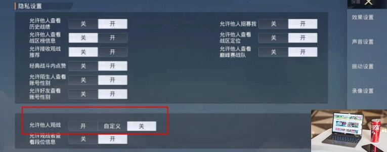 和平精英怎么设置观战权限-第2张图片-零力游戏日记
