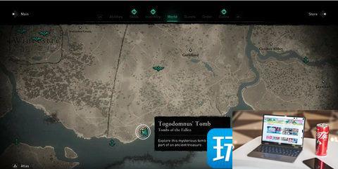 《刺客信条英灵殿》陨落者之墓在哪-第7张图片-零力游戏日记