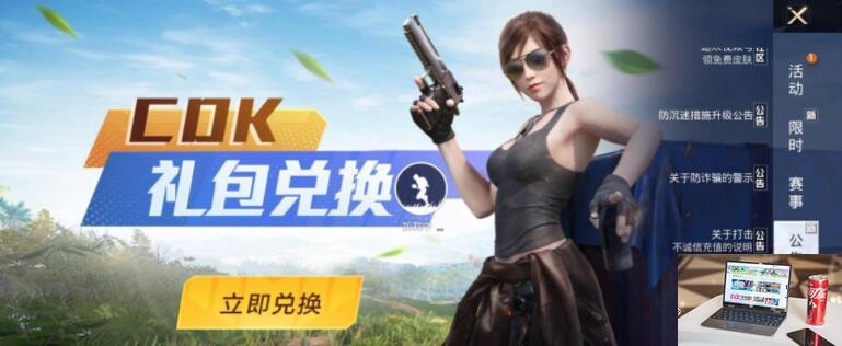 和平精英兑换码在哪里输入-第2张图片-零力游戏日记